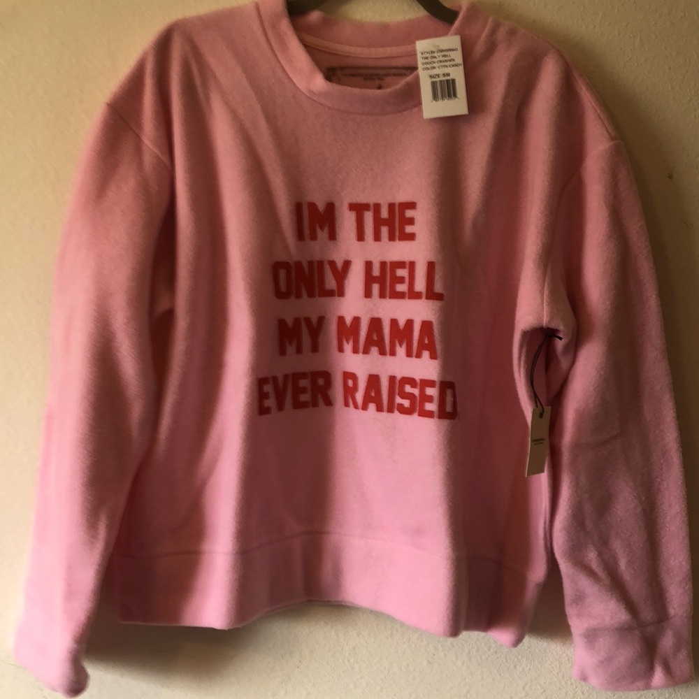 Daydream Nation LA Pink Sweatshirt with Red Text Couch crasher New! - Picture 2 of 9